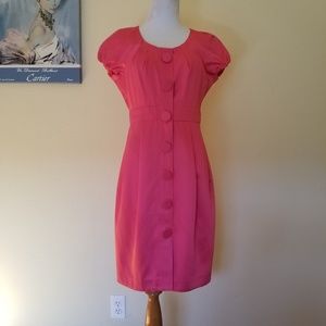 Tibi Hot Pink Dress Size 6
